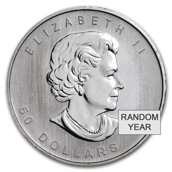1 OUNCE PLATINUM CANADIAN MAPLE LEAF (RANDOM YEAR) - Image 2