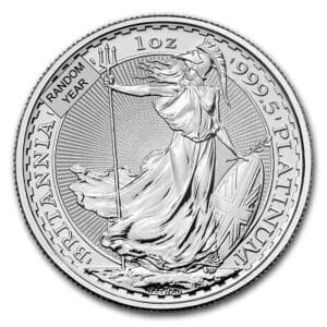 1 OUNCE PLATINUM UK BRITANNIA (RANDOM YEAR)