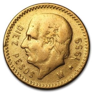MEXICAN 10 PESO (RANDOM YEAR)