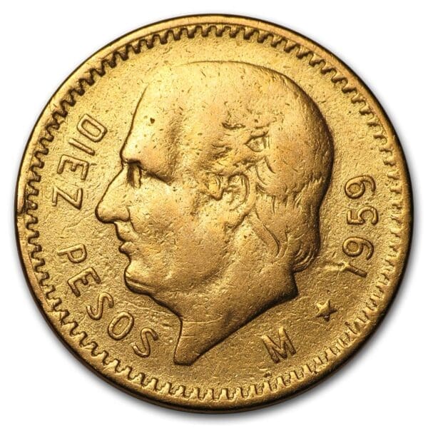 MEXICAN 10 PESO (RANDOM YEAR)