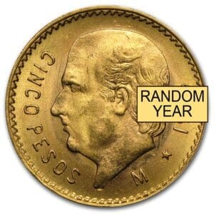 MEXICAN 5 PESO (RANDOM YEAR)