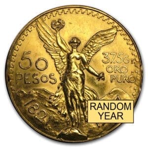 MEXICAN GOLD 50 PESO (RANDOM YEAR)