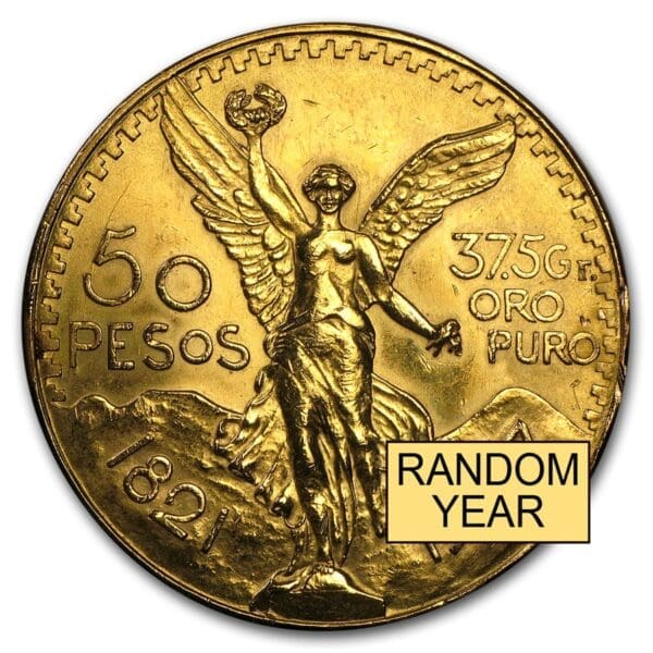 MEXICAN GOLD 50 PESO (RANDOM YEAR)