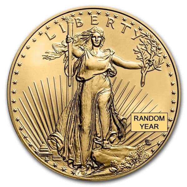 1 OUNCE AMERICAN GOLD EAGLE (RANDOM YEAR)