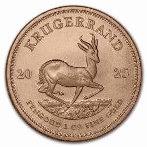 1 OUNCE GOLD SOUTH AFRICAN KRUGERRAND 2025