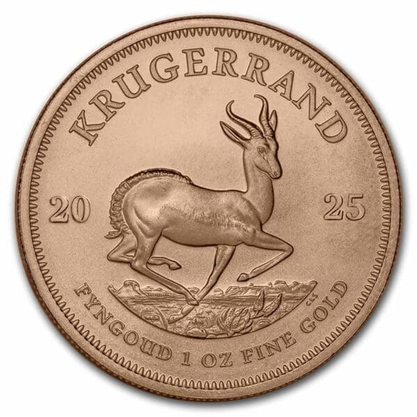 1 OUNCE GOLD SOUTH AFRICAN KRUGERRAND 2025