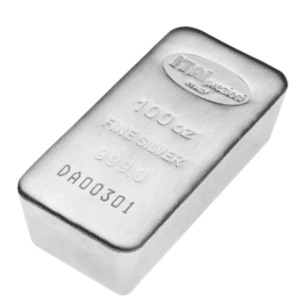 100 OUNCE SILVER ITALPREZIOSI BAR