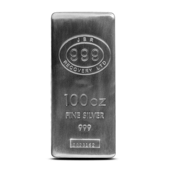 100 OUNCE SILVER BAR JBR