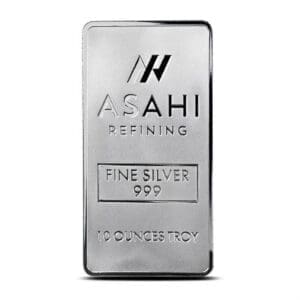 10 OUNCE ASAHI SILVER BAR