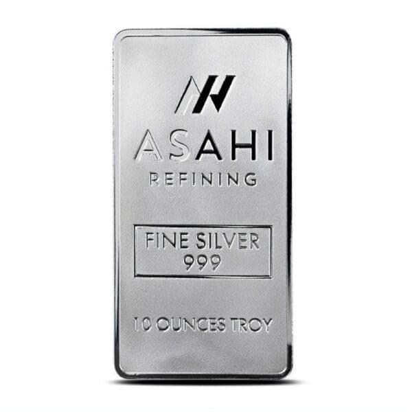 10 OUNCE ASAHI SILVER BAR