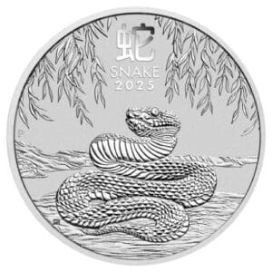 1 OUNCE SILVER AUSTRALIAN LUNAR YEAR OF THE SNAKE 2025