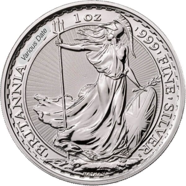 1 OUNCE SILVER BRITANNIA (RANDOM YEAR)