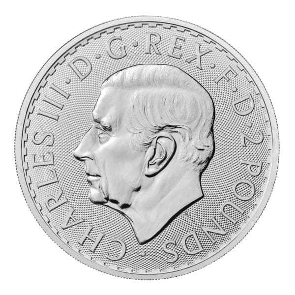 1 OUNCE SILVER BRITANNIA KING CHARLES 2024