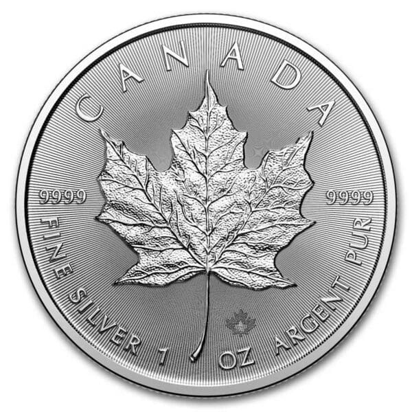 1 OUNCE SILVER CANADIAN MAPLE LEAF 2025
