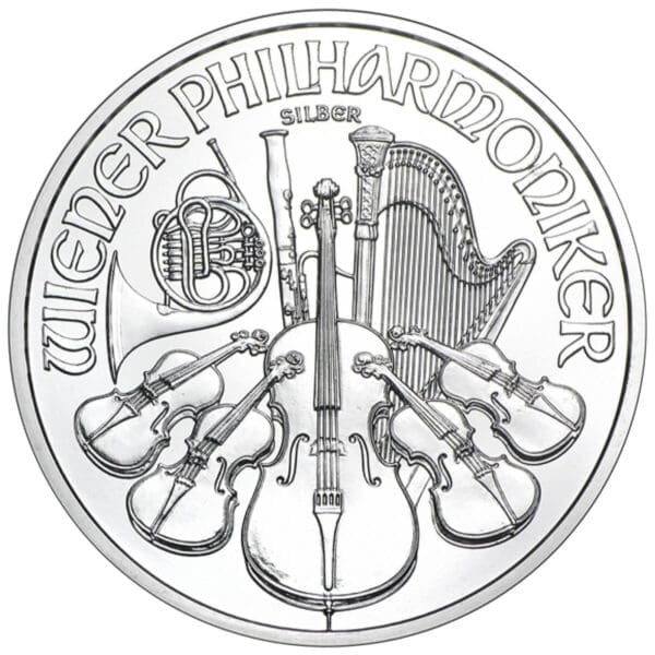 1 OUNCE AUSTRIAN SILVER PHILHARMONIC (RANDOM YEAR)