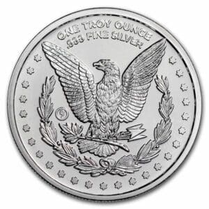 1 OUNCE SILVER ROUND MORGAN DOLLAR