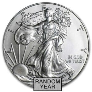 1 OUNCE AMERICAN SILVER EAGLE (RANDOM YEAR)