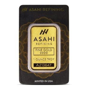 1 OUNCE GOLD ASAHI BAR