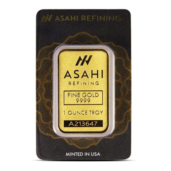 1 OUNCE GOLD ASAHI BAR