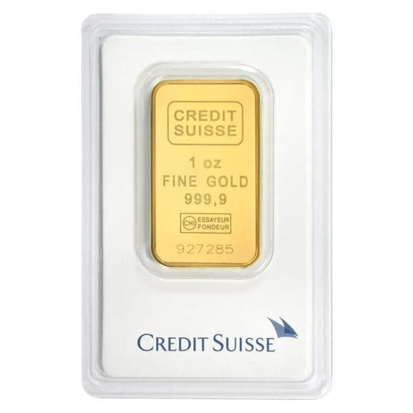 1 OUNCE CREDIT-SUISSE GOLD BAR